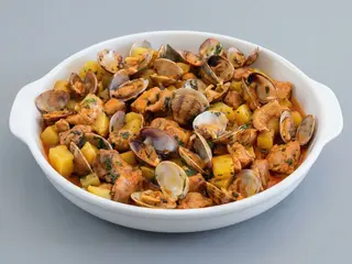 Porco à Alentejana com Ameijoas