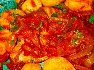 Bife De Atum Encebolado