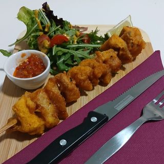 Espetinho de Tilapia