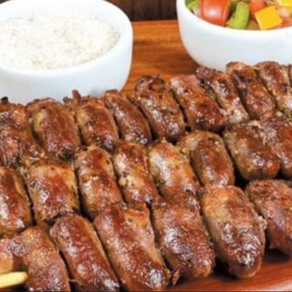 Espetinho de Coração de Frango