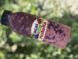 Batido de açai com chocolate/nutella