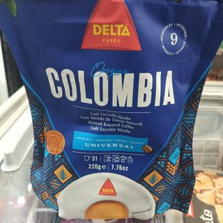 Café Moído Delta Cafés Colômbia M.Univ. emb. 220 g