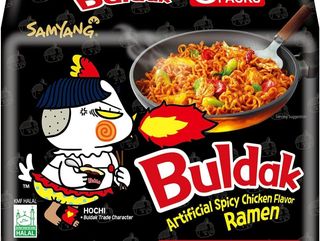 Authentic Samyang Dried Noodle Buldak Bag Noodles,140g