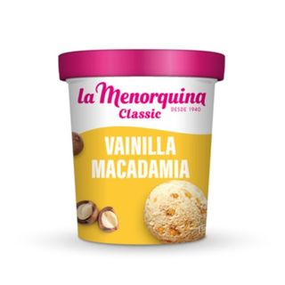 La Menorquina Vanilla Macadamia ice 450 ml cream.