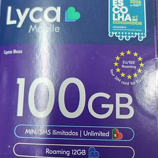 Lyca mobile 100 GB