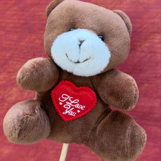 Urso 11 cm com suporte