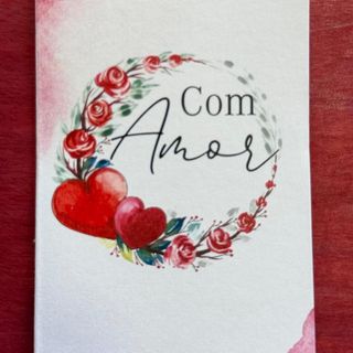 Cartão "Com amor"