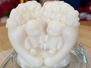 Vela ursinhos românticos