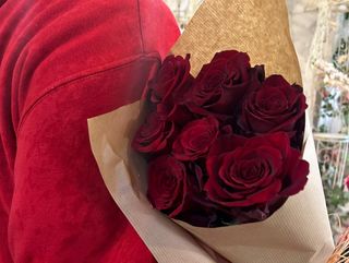 Bouquet romantico rosas vermelhas