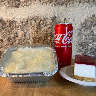 Menu Lasanha Bacalhau