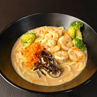 Massa em Sopa de Camarão