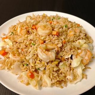 Arroz Chau Chau com Camarão