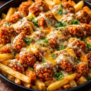 Frango batata frita
