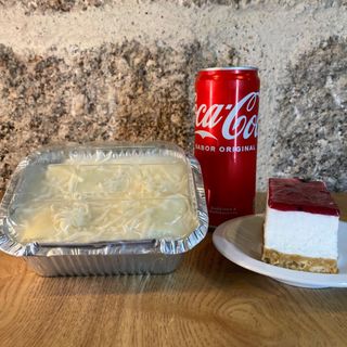 Menu Lasanha Bacalhau