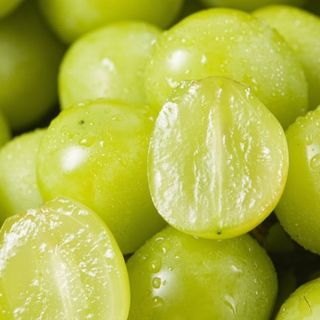 Uva verde fresca