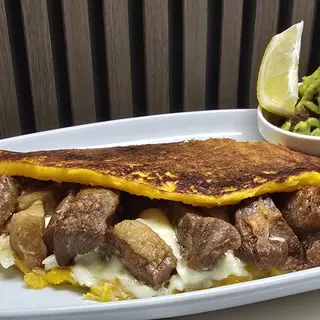 Cachapa Queijo e Chicharrón
