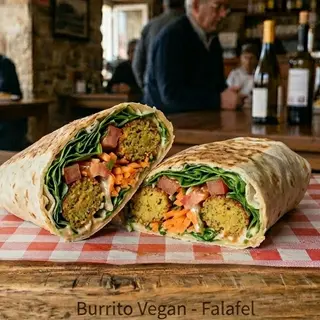 Burrito de falafel