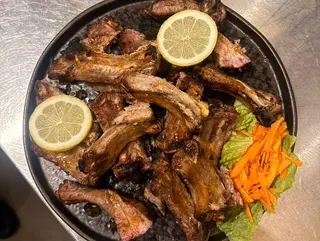 Costelinhas na brasa 1/2