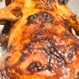 Frango assado para meia dose