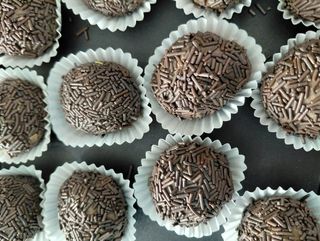 Brigadeiros chocolate