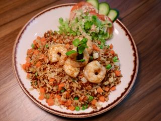 20. Arroz Frito com Camarão