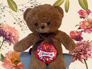 Urso com Caixa de Chocolate