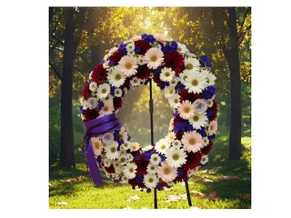 Coroa de Gerberas encomendar e pagar 965672401
