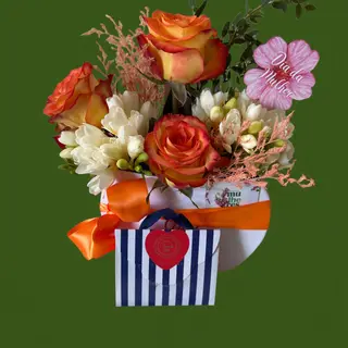 #4001 Combo Rosas Equatorianas com chocolate