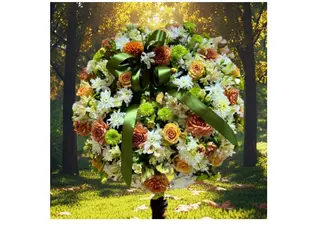 Coroa de Crisantemos- encomendar e pagar 965672401