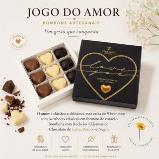 Caixa de Chocolates “Jogo do Amor”