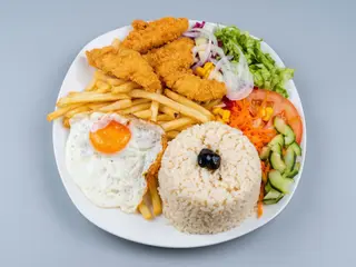 Frango Panado no Prato