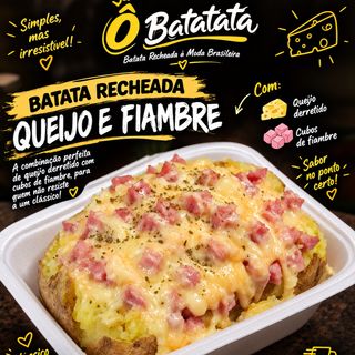Batata de Queijo e Fiambre