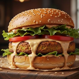 Hamburger Veggie à Quiosque Almirante Reis