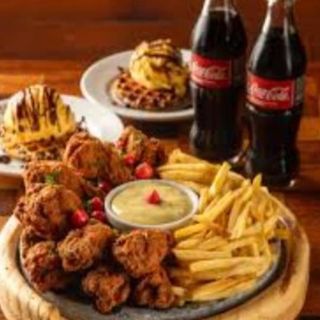 Chicken Wings Menu +batata+coca-cola/Fanta/sprite