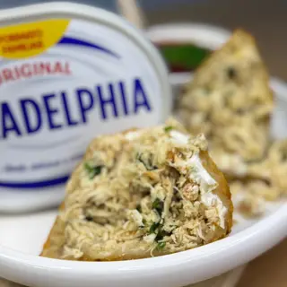 Coxinha de Frango com Philadelphia