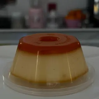 mini Pudim tradicional