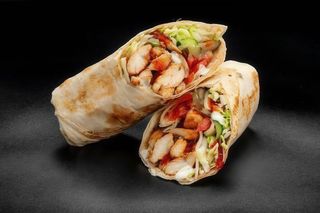 Menu Kebab em Tortilla