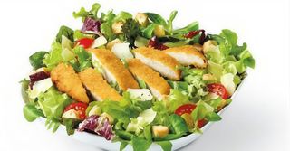 Salada de Panados de Frango