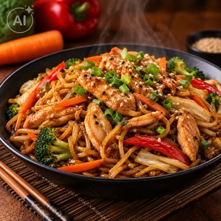 Yakisoba Médio de Frango