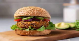 Menu Hambúrguer de Vegetais