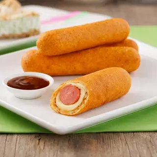 ENROLADO DE SALSICHA E QUEIJO