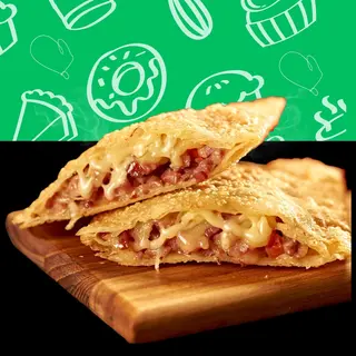 Pastel de calabresa