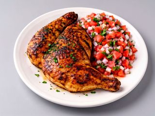 Meio Frango (Só Frango + Salada)