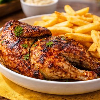 2x Meio Frango + Batata (2 por 1)