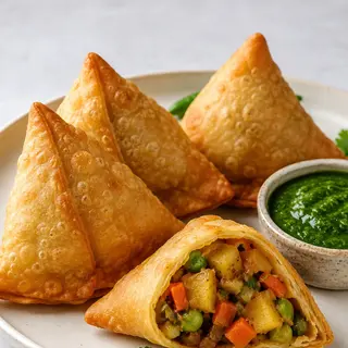 Samosa vegetarianas
