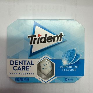Trident dental care pepper mint