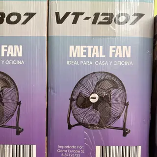 Metal fan