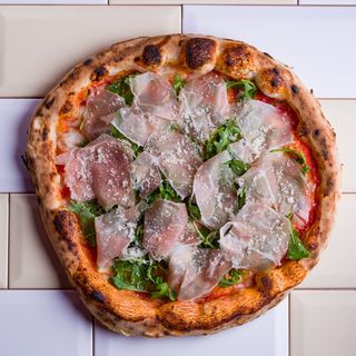Pizza Presunto e Rúcula