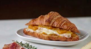 Croissant Compota de Abóbora e Queijo Regionais