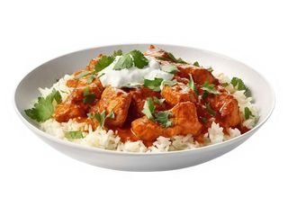 Chicken Tikka no Prato